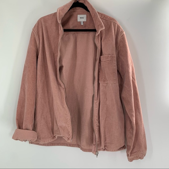 Wesc Pink Corduroy Oversized Jacket Men’s Size XL Women’s Size XXL - Picture 3 of 10